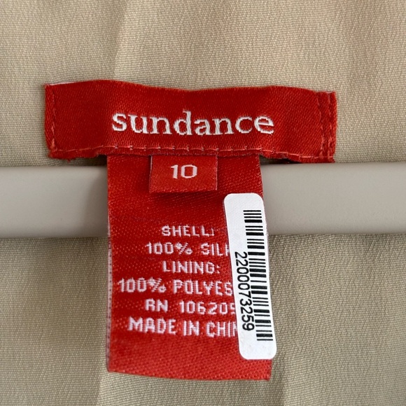 Sundance Silk Cap Sleeve Multicolor Dress Size 10 - Picture 7 of 12